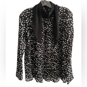 Zara Basics Collection Polka-dot Blouse ⚫️⚪️
